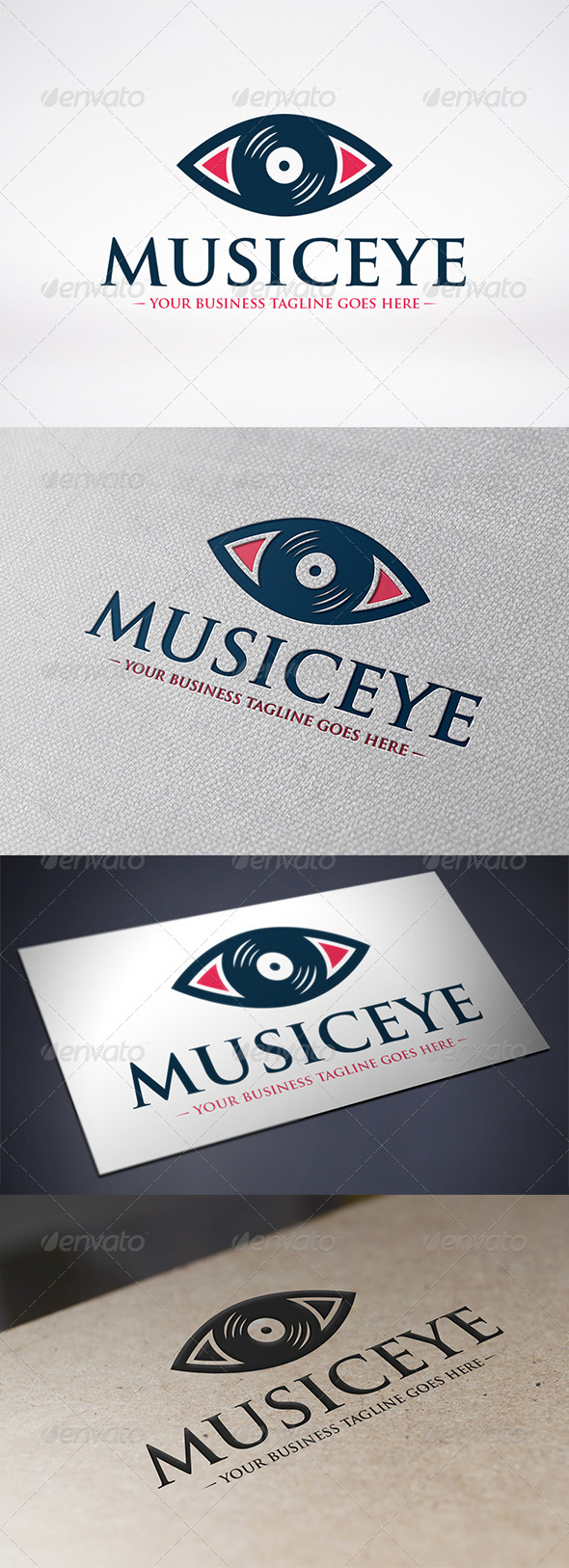 Music Eye Logo Template