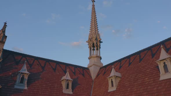 Decorative Roof of The Roman Catholic Church of St Nicholas in Kiev