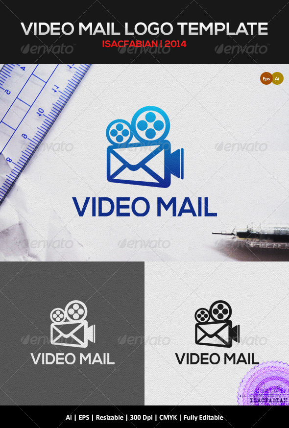 Video Mail Logo Template