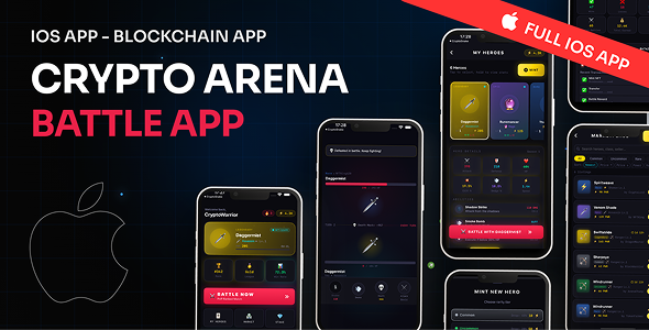 ChainArena — NFT-Style Hero Battler Game (SwiftUI, iOS 17+