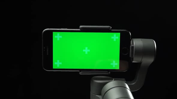Steadycam Moving From Left Side of Shield To the Center