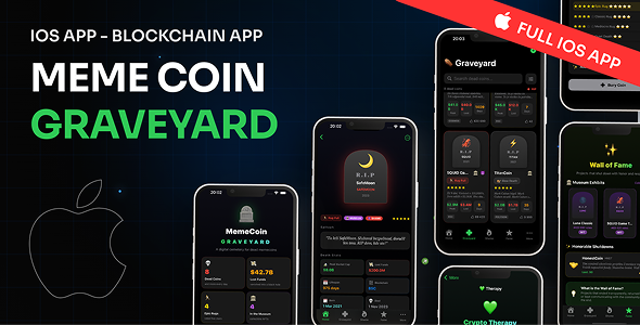 MemeCoin Graveyard – iOS App