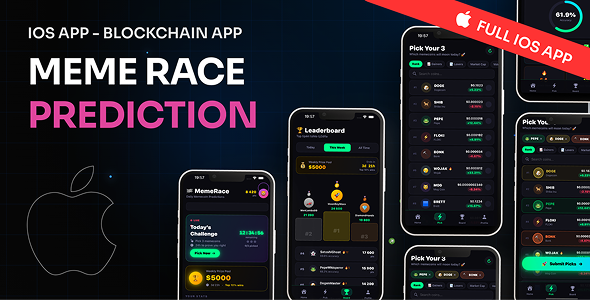 MemeRace - SwiftUI iOS Meme Coin Prediction