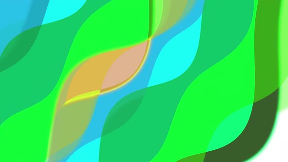 Green Colorful Modern Smooth Waves Liquid Gradient Line Background