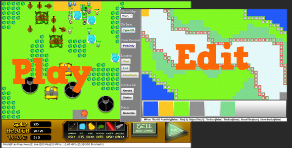 HTML5 Tower Defense Game Starter Kit