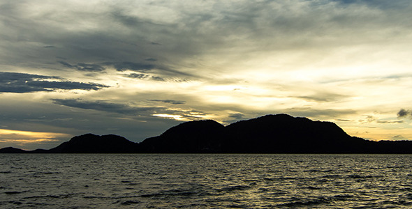 Zooming In Sunless Sunrise at Langkawi