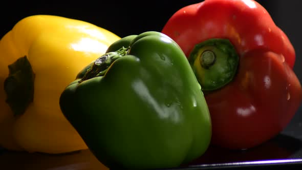Peppers Yellow, Red and Green