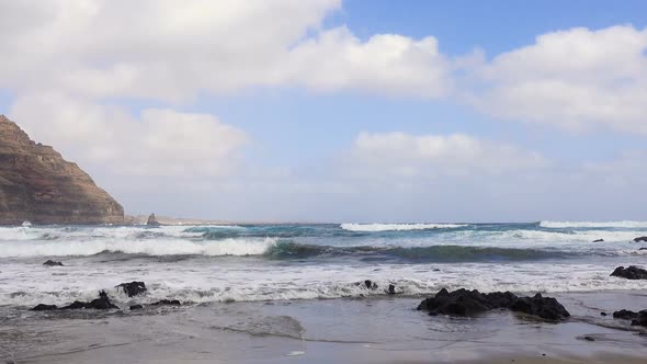 Playa De Orzola Beach in Lanzarote, Canary Islands