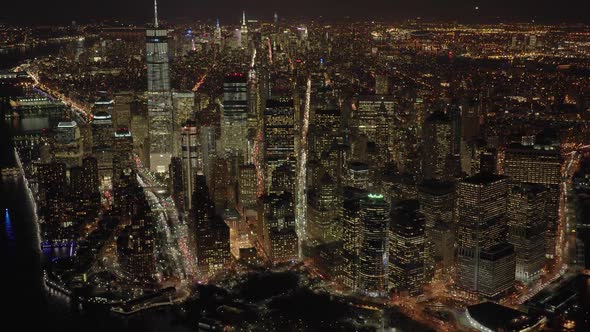 New York City Manhattan Skyline High Rise Buildings