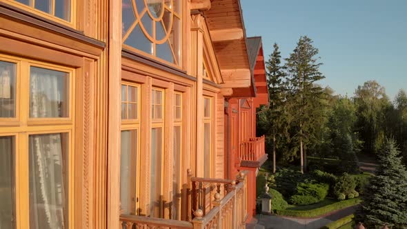 Wooden House Windows