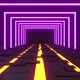 80s Hallway Neon 01 4k  - VideoHive Item for Sale