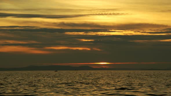 The Sea In Sunset Light 2