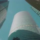 Circular Panoramic Video Filming of Glass Skyscrapers Taken From Below - VideoHive Item for Sale