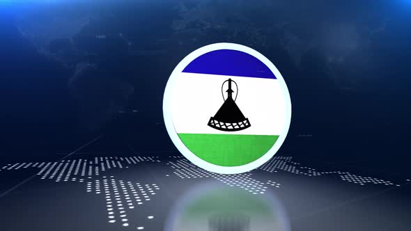 Lesotho  Flag Transition