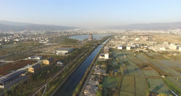 Aerial Photography Of The East River