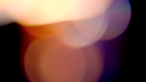 Light Leaks Blurred  Footage Moving Blinking Circle Lens Glow Flare Bokeh Overlays Transitions