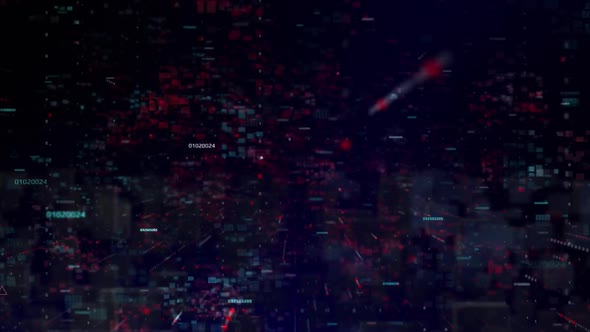 Digital Squares Loop Background alt