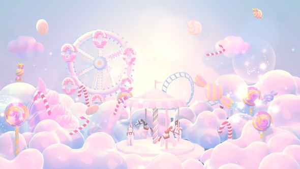 Pastel Amusement Park