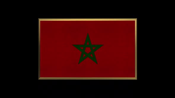 Morocco 3D Flag