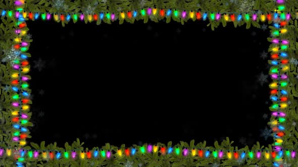 Christmas Light Frame