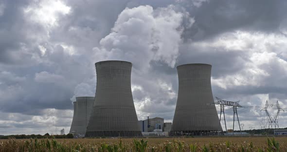 Nuclear power station, Dampierre en Burly, Loiret, France