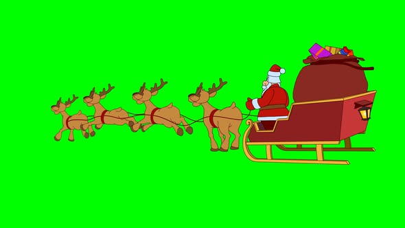 Santa Claus Rides Back