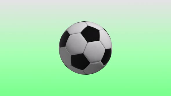 4K Soccer Ball Background Seamless Loop