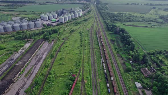 Railroads and Shipping Container Trains