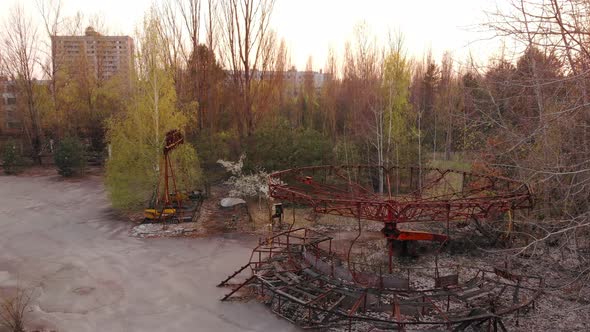 Ghost Town Pripyat Near Chernobyl NPP, Ukraine