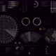 Sonar radar screen searching  with futuristic HUD UI abstract background Alpha channel included - VideoHive Item for Sale