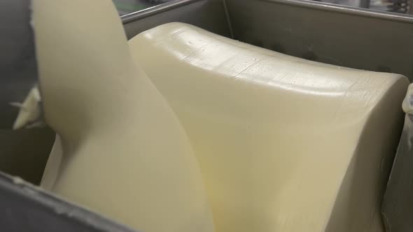 The Production of Butter at the Dairy Plant