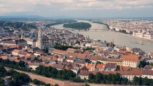 Aerial View of Fisherman Bastion