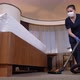 Neat Maid Vacuum Cleaning Carpet in Bedroom - VideoHive Item for Sale