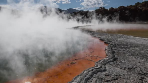 New Zealand Wai-O-Tapu timelapse