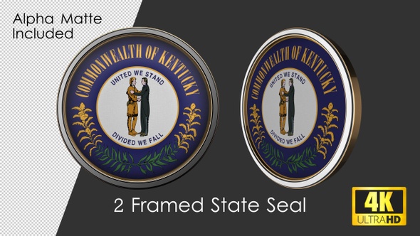 Framed Seal Of Kentucky State