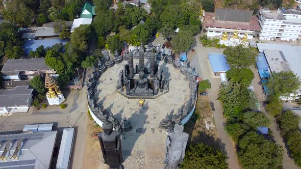 Lava stone Buddha Statue  Beautiful  alt