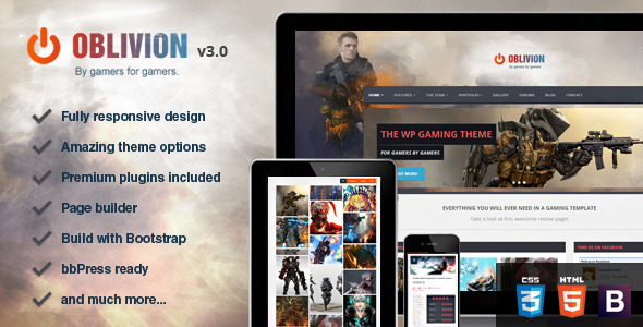 Oblivion – The Ultimate Multi-Purpose Gaming Theme