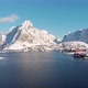 Bay of Reine in the Lofoten islands (Norway) Sunny day and blue sky. - VideoHive Item for Sale
