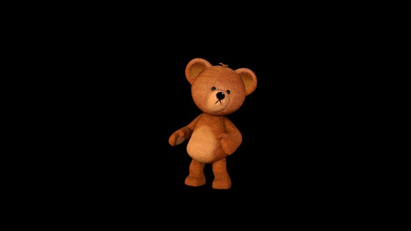 4K Teddy Bear Dancing