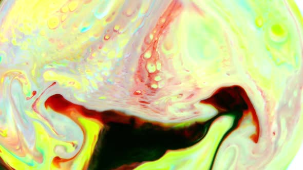 Psychedelic Fractal Paint Swirling And Explosion 9 alt