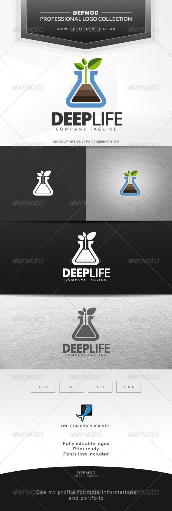 Deep Life Logo