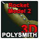 Retro Rocket - Golden Traveller - 3DOcean Item for Sale
