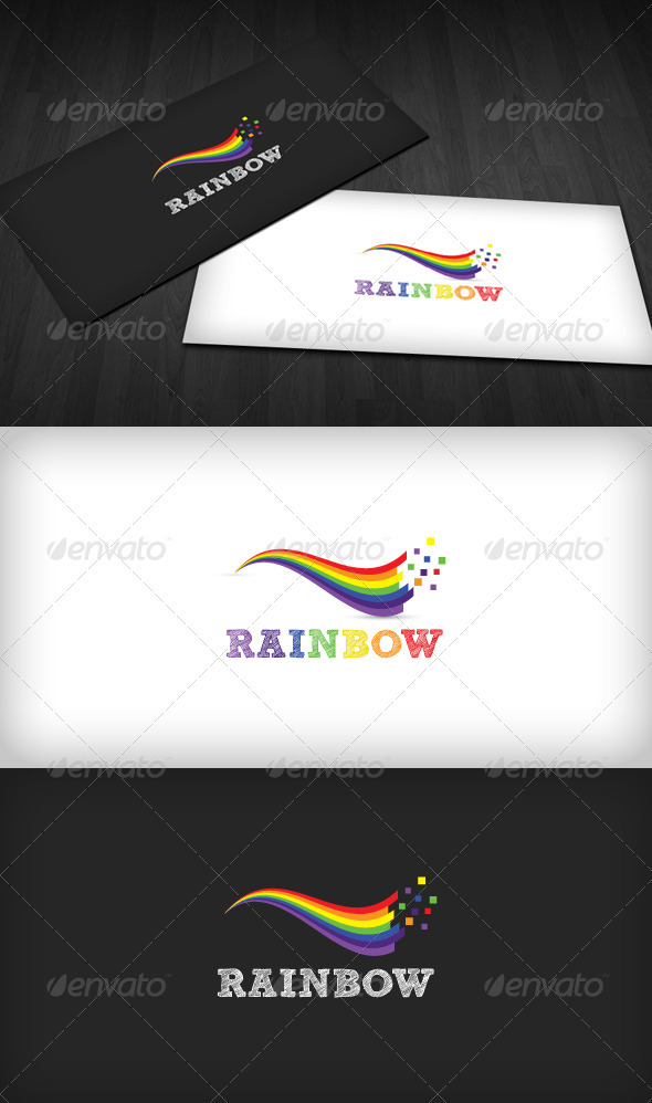 Rainbow Logo Template
