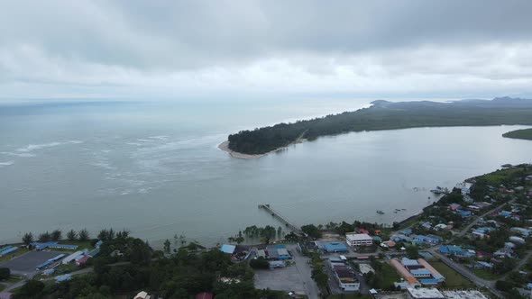 Prawn Fish Farm Aerial