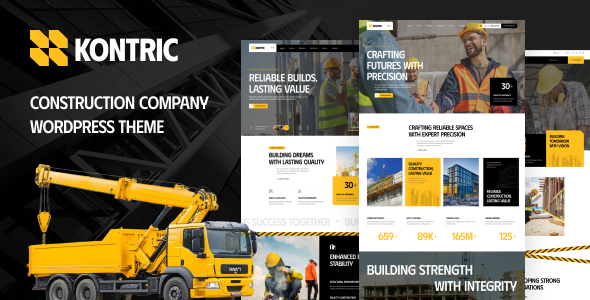 Kontric – Construction Company WordPress Theme