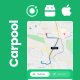 Ride Sharing & Carpooling Full Application | Bike Pooling & Car Sharing App | Gopool - CodeCanyon Item for Sale