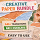 Paper Transition and Overlays Bundle MOGRT - VideoHive Item for Sale