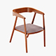 Realistic Wood Chair 3D Model - 3DOcean Item for Sale