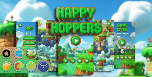Happy Hoppers Game Template