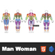 Interactive Human Body Muscle Diagram (Male & Female) – Front and Back View - CodeCanyon Item for Sale